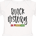thumbnail image 4 of Inktastic Black History In Progress Boys or Girls Long Sleeve Baby Bodysuit, 4 of 5