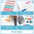 thumbnail image 3 of CCOCC 8000 Pcs Writable Sticky Tabs,40 Colors Book Notes for Annotating Books,Self Adhesive Index Tabs for Bible,Planner,Notebook,School & Office Supplies, 3 of 6