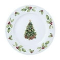 thumbnail image 5 of Pfaltzgraff Christmas Day 24 Piece Porcelain Dinnerware Set White, 5 of 5