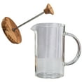 thumbnail image 3 of QUMONIN Coffee Maker Manual Press Glass Coffee Pot Reusable Coffee Practical Press Kettle, 3 of 8
