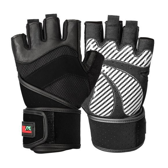 Mumian Ergonomic Anti-Slip Fitness Gloves F09 M with Wrist Support and Adjustable Fastener for Gym, Climbing, and Outdoor Activities