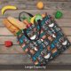 thumbnail image 5 of Balery Coffee Lover Print Bolsa de Mano para Mujeres con Cremallera, Bolsa de Gimnasio con Compartimentos, Bolsa para Laptop, Bolsa para Trabajo, 5 of 7