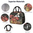 thumbnail image 4 of Lunch Bag Lunch Box for Women Reusable Insulated Lunch Cooler Bags,Large Capacity for Work Travel Picnic,Water-Resistant Halloween Lunch Tote Bag Gifts for Woman Mom Black, 4 of 5