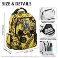 thumbnail image 7 of Jeiento Kids Backpack for School Elementary Primary School Boys 17 Inch Backpack Yellow Tractor Lightweight Water-Resistant Large Capacity Bookbag with Multi-Pocket for Travel Hiking, 7 of 7