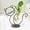 B, variant on Desktop Glass Planter Vase Holder, Cat Plant Terrarium Metal Stand for Hydroponics Plants Home Garden Wedding Decoration Outdoor Planter