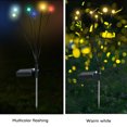 thumbnail image 2 of Labymos 2 Packs 6-head Solar Swaying Firefly Lamps Intelligent Light Control Outdoor Waterproof Ground Plug, 2 of 8