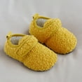 thumbnail image 5 of Rinsvye Winter Solid Versatile Plush Animal Foot Slippers For Kids Children Home Shoes Baby Girls Slippers Size 12 Cotton Slippers Girl Teen Girls Slippers Indoor Non Plush Bunny, 5 of 7
