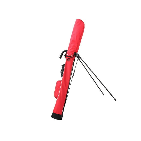 ziyahi Waterproof Dustproof Golf Stand Bag Club Pitch and Putt Bag with Stand Red