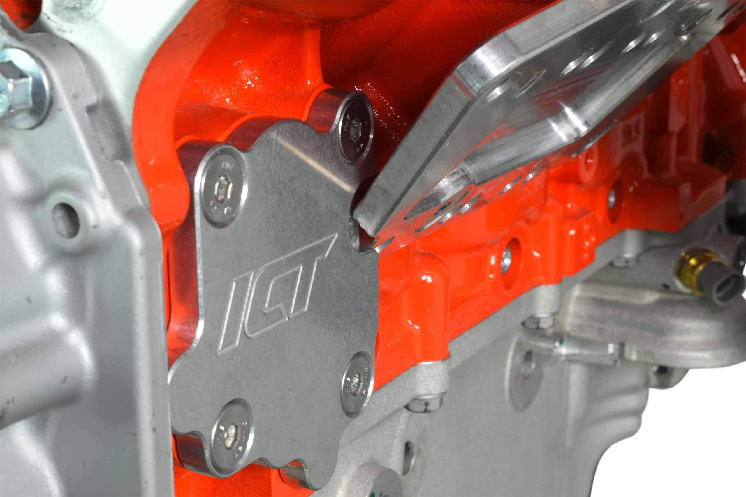 ICT Billet Gen V LT Vacuum Pump Flange Cover Plate Adapter For Oil Galley Flange Compatible with LT