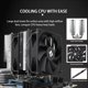 thumbnail image 4 of Enfriador de aire para CPU Thermalright PS120SE, 7 tubos de calor, doble de 120 m, 4 of 5