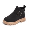 thumbnail image 5 of Eltusu Girls Ankle Boots, Thermal Windproof Non-Slip Chunky Winter Booties Black Size 11 Little Kids, 5 of 5