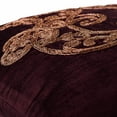 thumbnail image 2 of Cushion Cover Sofa, Purple Throw Pillow Cover, Zardozi Damask Traditional Pillow Cover, 20x20 inch (50x50 cm) Pillow Cover, Floral Pillow Cases, Square Velvet Pillow - Lord Pharaoh, 2 of 3