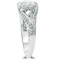 thumbnail image 3 of Pompeii Certified 2Ct Diamond Engagement Ring Lab Grown 14k White Gold (GH,VS2-SI1), 3 of 4