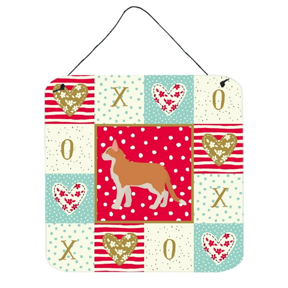 Aphrodite Giant 2 Cat Love Wall or Door Hanging Prints Red