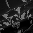 thumbnail image 5 of Erosebridal Aztec Print Blackout Curtains Set of 2 (38x54 Each),Bohemian Damask Dragonfly Living Room Curtains,Black Silver, 5 of 6