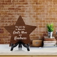thumbnail image 4 of May your day be filled with God's love and kindness Star Table Sign (7" x 7") Religious Decor | Church And Home Table Signs, 4 of 6