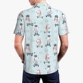 thumbnail image 3 of Balery Poodle Playing Skateboard Printed Men’s Short Sleeve Polo Shirt, Midweight Men's Shirt,Golf Polo shirts -XX-Large, 3 of 8