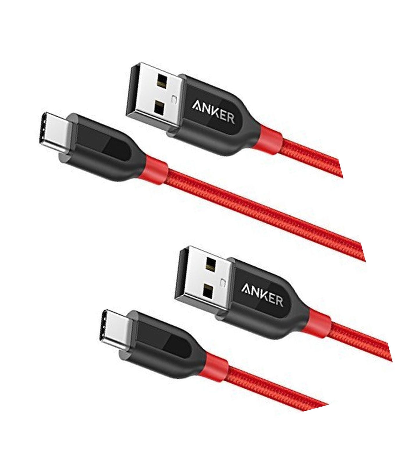 2 Pack Anker Powerline Usb C To Usb A 2 0 Cable For Samsung Galaxy Note 8 Walmart Com