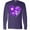 Purple, variant on Inktastic Alzheimers Awareness Purple Ribbon Around Heart Long Sleeve T-Shirt