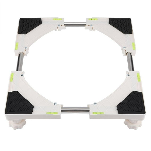 Spptty Support de Base de Machine à Laver Réglable 4 / 8 Pieds Support de Réfrigérateur, Support de Base de Machine à Laver, Support de Machine à Laver