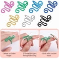 thumbnail image 4 of 7pcs Crochet Rings Adjustable Yarn Tension Rings Handmade Crochet Tension Ring for Finger Knitting Yarn Tension Control Ring, 4 of 7