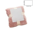 thumbnail image 3 of LuxeLiving Soft Thick Flock Blanket, Nap Blanket For Beds Sofas, Ultimate Comfort, Warmth, Striped Design, Stylish Home Decor, Winter Use, 3 of 6
