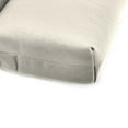 thumbnail image 3 of Jordan Manufacturing 72" x 22" Veranda Cream Solid Rectangular Outdoor Chaise Lounge Cushion with Ties and Hanger Loop, 3 of 10