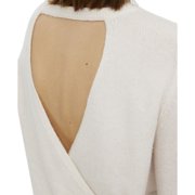 Vero Moda Womens O-Neck Wrap Sweater Birch L B4HP