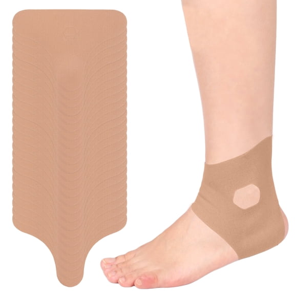 GIRACOA Precut Kinesiology Tape for Ankle Support, 22 PCS Breathable Cotton Elastic Athletic Strapping Tape for Ankle Sprain & Pain Relief