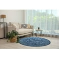 thumbnail image 4 of Blue Artisan Overdyed Oriental Rug, 4 of 9