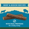 thumbnail image 2 of Zukes Adventure Sticks Beef and Bison Flavor Natural Treats for Dogs, 16 oz Pouch, 2 of 9