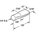thumbnail image 2 of 20 lb. 3/4 in. x 1/4 in. Brass-Plated Steel Shelf Pegs (8-pack), 2 of 2