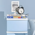thumbnail image 3 of IRIS USA 4 Slim Plastic Drawer Storage, White/Blue, 3 of 7