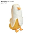 thumbnail image 6 of UDIYO Banana Duck Plush Pillow Duck Stuffed Animal Cute Banana Plushie for Girls and Boys White/Yellow 27.5", 6 of 8