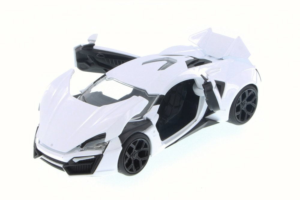 Lykan HyperSport, White - JADA 98077 - 1/24 Scale Diecast Model Toy Car  (Brand New, but NOT IN BOX)