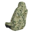thumbnail image 2 of Balery Tropical Plants Green Funda de Asiento para Auto con Diseño - Cubierta Frontal Suave y Transpirable con Protector Antideslizante- 1 Unidad, 2 of 5