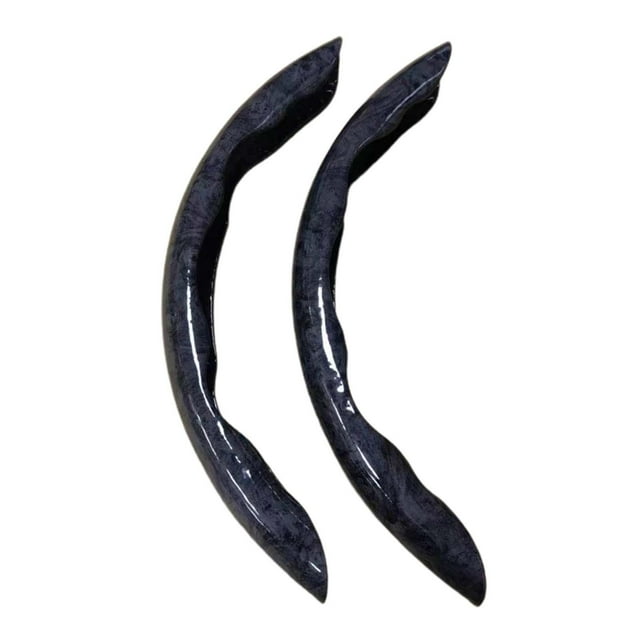 Funda para volante de coche de 15 pulgadas, accesorio interior para coche y camión. Negro