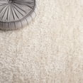 thumbnail image 6 of Safavieh Luxe Paxton Solid Shag Area Rug, Bone, 4' x 4' Square, 6 of 12