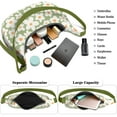 thumbnail image 3 of Boho Daisy Print Crescent Crossbody Bag Adjustable Strap Compact Nylon Dumpling Purse Perfect for Casual Outings and Travel, 3 of 5