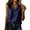 Dark Blue, variant on Womens Linen Blend Collared Tank Tops Sleeveless V Neck Button Up Shirts 2026 Summer Casual Blouse for Beach & Vacation Beige XL