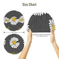 thumbnail image 5 of Fuzoiu Keep Life Simple Daisy Flower Print Adult’s Satin Sleeping Cap,Satin Bonnet,Silk Bonnet,Hair Bonnet for Sleeping,Hair Bonnets for Women Curly Natural Hair, 5 of 6