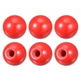 thumbnail image 1 of Unique Bargains Threaded Ball Knobs, 1.57Inch Dia M12 Female Thread Thermoset Round Ball Handles, Red 6 Pack, 1 of 5