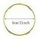 thumbnail image 5 of Mobile Metal Rings Wall Hanging Ring DIY Lace Ring Suitable For Wedding Garland Decoration Gold, 5 of 6