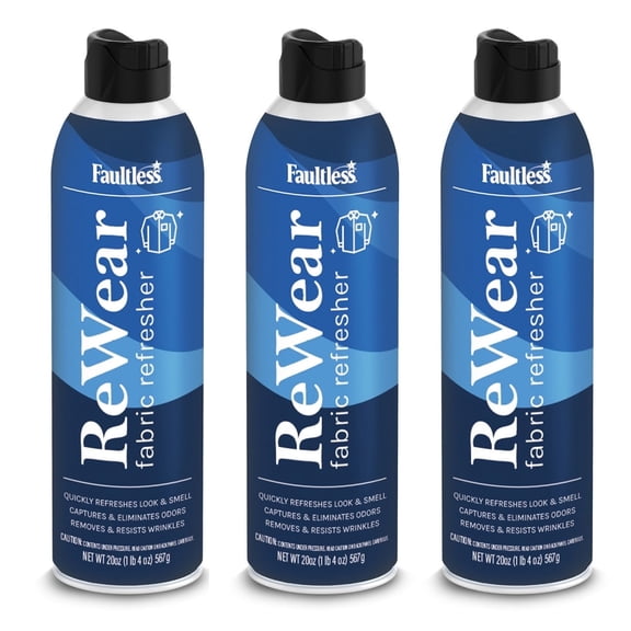 Faultless ReWear Dry Wash Spray 3 Pack