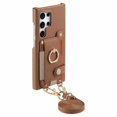 thumbnail image 5 of For Samsung Galaxy S26 Ultra 5G 6.9" Phone Case Wallet With Card Holder,PU Leather Case,Ring Holder Kickstand Magnetic Protective Women Men Cover With Shoulder Strap,Brown,For Galaxy S26 Ultra 5G, 5 of 10