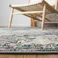 thumbnail image 4 of SAFAVIEH Madison Elinor Traditional Distressed Area Rug, Grey/Light Blue, 9' x 12', 4 of 8