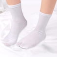 thumbnail image 6 of Yibooy Unisex Clog Socks Washable Toe Separation Socks for Everyday Wear (White), 6 of 8