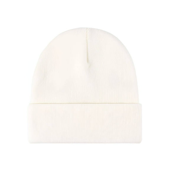 TELOLY Beanies Hats Men,Thick Warm Design Hats for Men,Cold Resistance Protection Beanies Hats Men,White