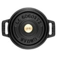 thumbnail image 5 of Staub Cast Iron 0.25-qt Mini Round Cocotte - Matte Black, 5 of 9