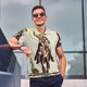 thumbnail image 4 of Fotbe Vintage Cowboy Riding Horse Camiseta Polo de Golf para Hombre con Estampado – Camisa Deportiva Transpirable con Cuello Abotonado-Large, 4 of 6